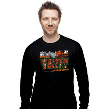 Load image into Gallery viewer, Daily_Deal_Shirts Long Sleeve Shirts, Unisex / Small / Black Trick or Treat in Warren Valley
