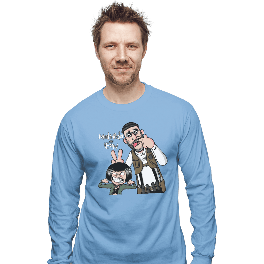 Shirts Long Sleeve Shirts, Unisex / Small / Powder Blue Mathilda & Leon