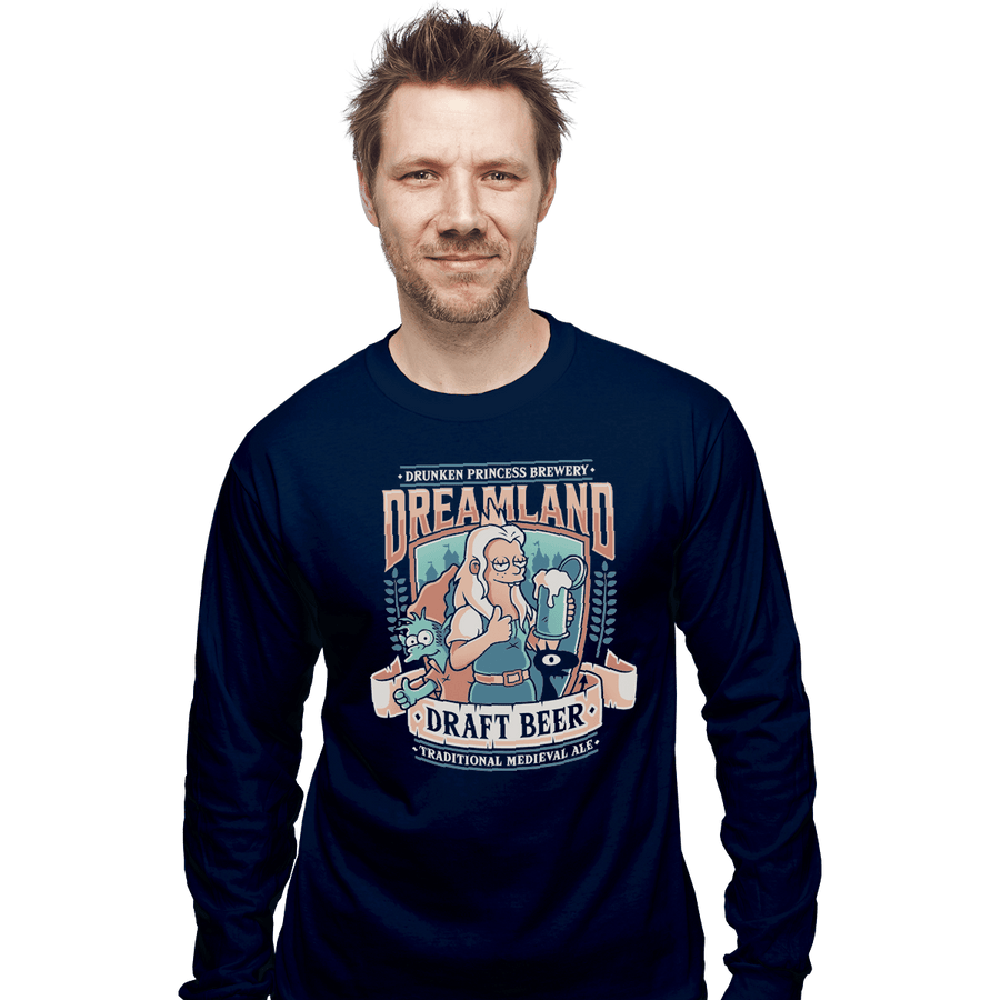 Shirts Long Sleeve Shirts, Unisex / Small / Navy Dreamland Draft