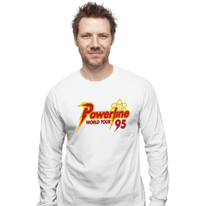 Daily_Deal_Shirts Long Sleeve Shirts, Unisex / Small / White Powerline Tour 95
