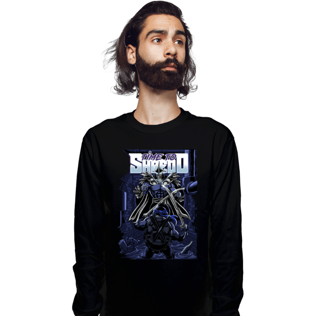 Secret_Shirts Long Sleeve Shirts, Unisex / Small / Black Time To Shredd
