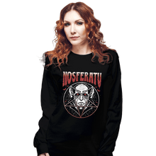 Load image into Gallery viewer, Shirts Long Sleeve Shirts, Unisex / Small / Black Classic Vampire Metal
