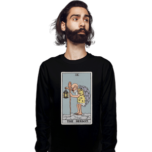 Shirts Long Sleeve Shirts, Unisex / Small / Black The Hermit