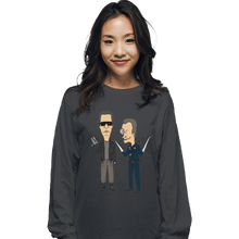 Load image into Gallery viewer, Shirts Long Sleeve Shirts, Unisex / Small / Charcoal T800 and T1000
