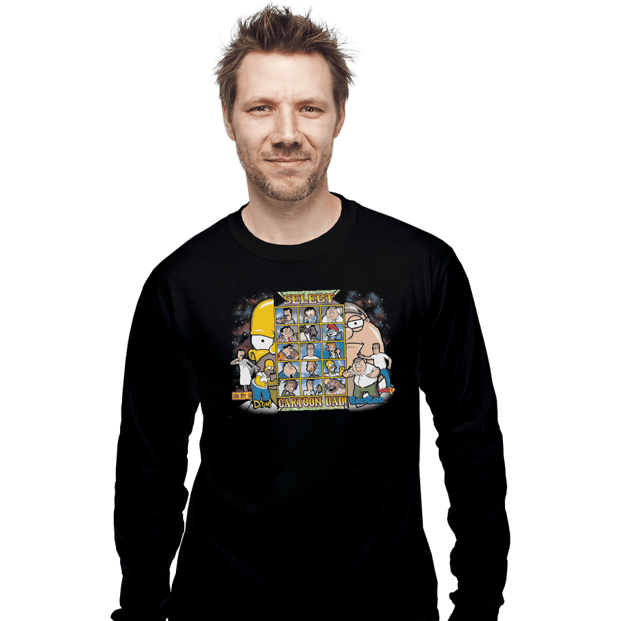 Shirts Long Sleeve Shirts, Unisex / Small / Black Clash Of Toon Dads