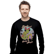 Load image into Gallery viewer, Shirts Long Sleeve Shirts, Unisex / Small / Black Single Mantis
