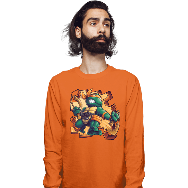 Secret_Shirts Long Sleeve Shirts, Unisex / Small / Orange Toy Mike!