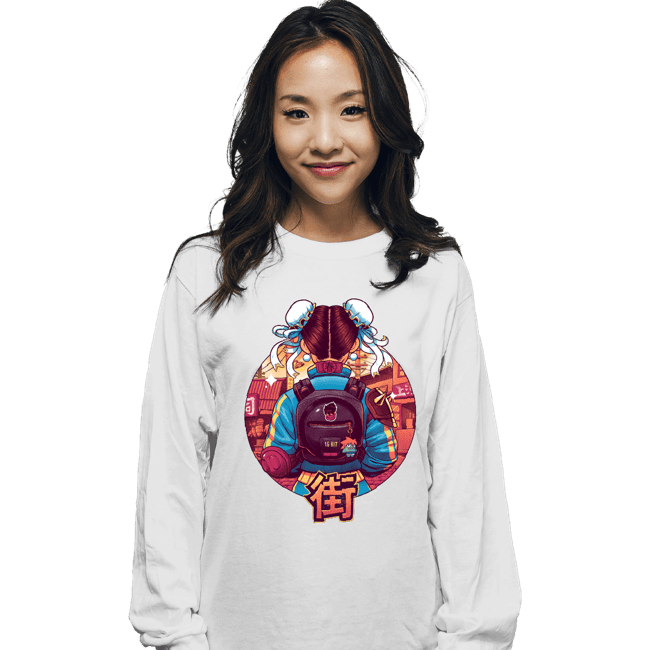 Daily_Deal_Shirts Long Sleeve Shirts, Unisex / Small / White Spring Fighter