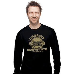 Daily_Deal_Shirts Long Sleeve Shirts, Unisex / Small / Black Limgrave Iron Fist Gym