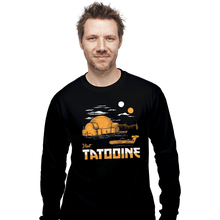 Load image into Gallery viewer, Shirts Long Sleeve Shirts, Unisex / Small / Black Vintage Visit Tatooine
