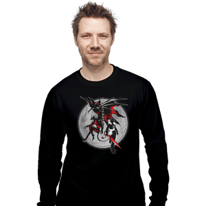 Shirts Long Sleeve Shirts, Unisex / Small / Black Gravija