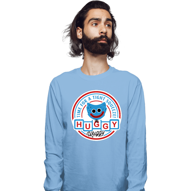 Daily_Deal_Shirts Long Sleeve Shirts, Unisex / Small / Powder Blue A Tight Squeeze