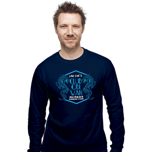 Daily_Deal_Shirts Long Sleeve Shirts, Unisex / Small / Navy Club Obi Wan