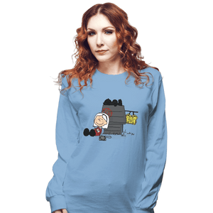 Shirts Long Sleeve Shirts, Unisex / Small / Powder Blue Sabrina Brown