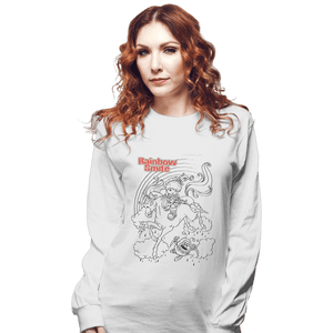 Secret_Shirts Long Sleeve Shirts, Unisex / Small / White Rainbow Smite