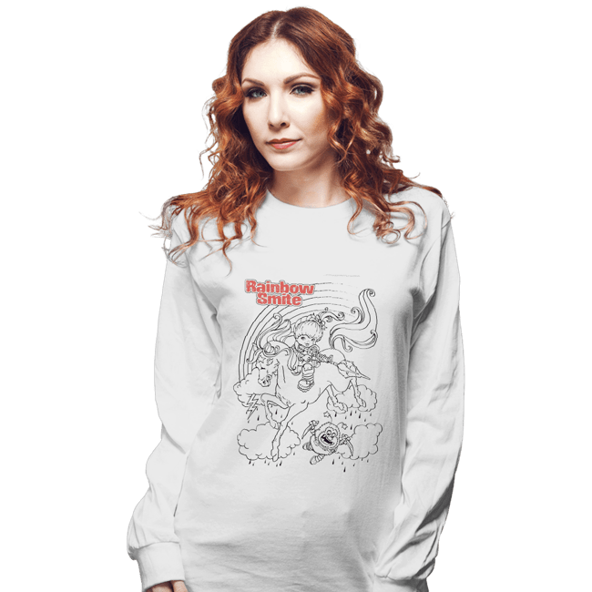 Secret_Shirts Long Sleeve Shirts, Unisex / Small / White Rainbow Smite