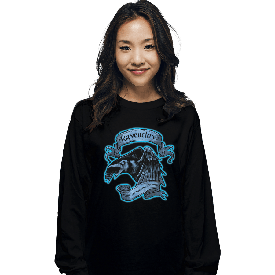 Shirts Long Sleeve Shirts, Unisex / Small / Black Ravenclaw
