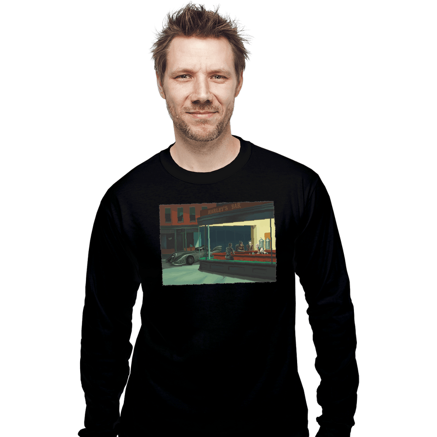 Shirts Long Sleeve Shirts, Unisex / Small / Black Gothamnights
