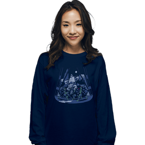 Secret_Shirts Long Sleeve Shirts, Unisex / Small / Navy Big Apple Three AM