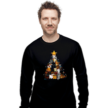 Load image into Gallery viewer, Daily_Deal_Shirts Long Sleeve Shirts, Unisex / Small / Black Christmas Kittens
