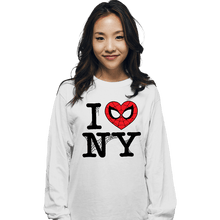 Load image into Gallery viewer, Daily_Deal_Shirts Long Sleeve Shirts, Unisex / Small / White I Spider NY
