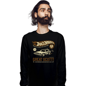 Daily_Deal_Shirts Long Sleeve Shirts, Unisex / Small / Black Doc's Wheels