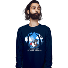 Load image into Gallery viewer, Daily_Deal_Shirts Long Sleeve Shirts, Unisex / Small / Navy Sock Sidequest
