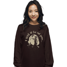 Load image into Gallery viewer, Shirts Long Sleeve Shirts, Unisex / Small / Dark Chocolate Why So Moody
