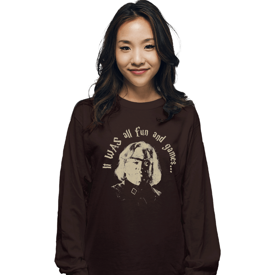 Shirts Long Sleeve Shirts, Unisex / Small / Dark Chocolate Why So Moody
