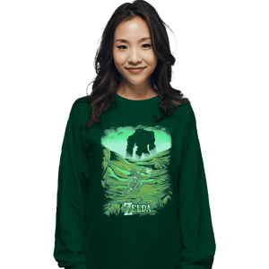 Shirts Long Sleeve Shirts, Unisex / Small / Forest Shadow Of Zelda