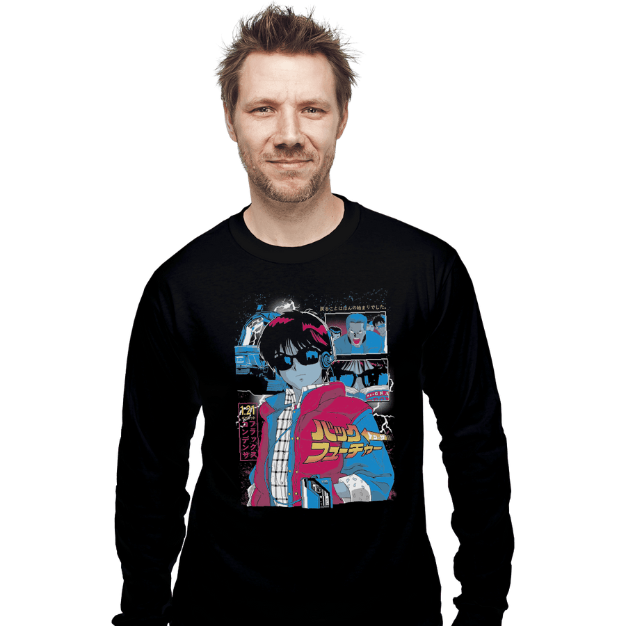 Shirts Long Sleeve Shirts, Unisex / Small / Black Back To The City Pop