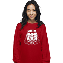 Load image into Gallery viewer, Shirts Long Sleeve Shirts, Unisex / Small / Red Nukem Gym
