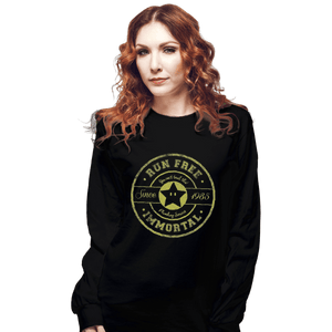 Shirts Long Sleeve Shirts, Unisex / Small / Black Star