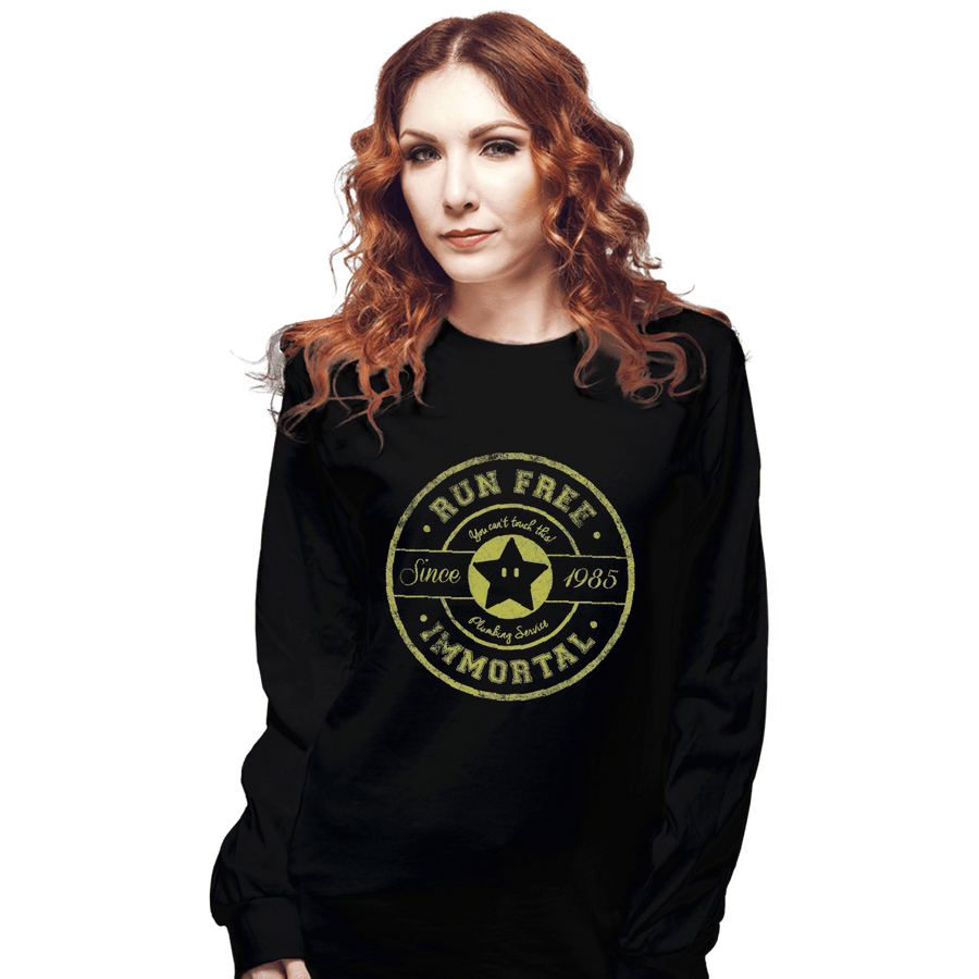 Shirts Long Sleeve Shirts, Unisex / Small / Black Star