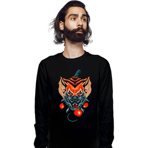 Shirts Long Sleeve Shirts, Unisex / Small / Black Tygra Ninja