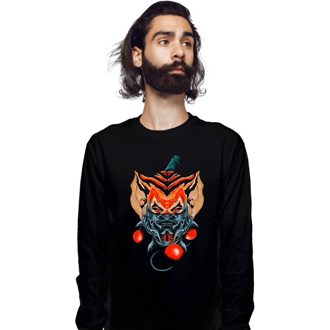 Shirts Long Sleeve Shirts, Unisex / Small / Black Tygra Ninja