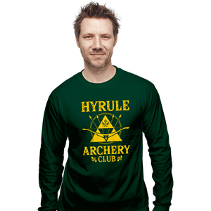 Daily_Deal_Shirts Long Sleeve Shirts, Unisex / Small / Forest Hyrule Archery Club