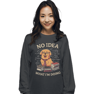 Shirts Long Sleeve Shirts, Unisex / Small / Charcoal No Idea