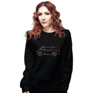 Shirts Long Sleeve Shirts, Unisex / Small / Black A-Team Van