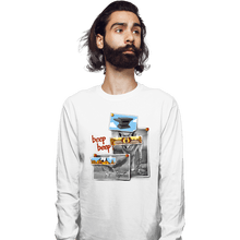 Load image into Gallery viewer, Daily_Deal_Shirts Long Sleeve Shirts, Unisex / Small / White Beep Beep
