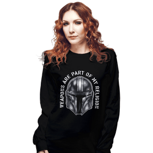 Shirts Long Sleeve Shirts, Unisex / Small / Black Weapons Are Part Of My Religion