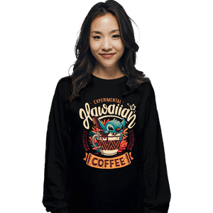 Daily_Deal_Shirts Long Sleeve Shirts, Unisex / Small / Black Experimental Coffee