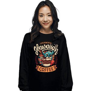 Daily_Deal_Shirts Long Sleeve Shirts, Unisex / Small / Black Experimental Coffee