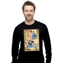 Load image into Gallery viewer, Daily_Deal_Shirts Long Sleeve Shirts, Unisex / Small / Black Water Tribe Master Woodblock

