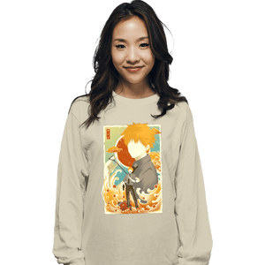 Daily_Deal_Shirts Long Sleeve Shirts, Unisex / Small / Natural Musha-e-denji