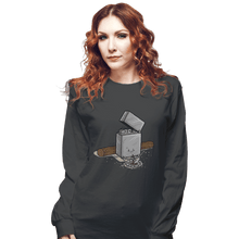 Load image into Gallery viewer, Shirts Long Sleeve Shirts, Unisex / Small / Charcoal Out Of Fuel
