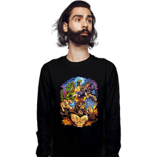 Load image into Gallery viewer, Daily_Deal_Shirts Long Sleeve Shirts, Unisex / Small / Black Rampage Arcade Tribute
