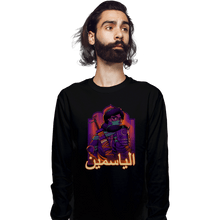 Load image into Gallery viewer, Daily_Deal_Shirts Long Sleeve Shirts, Unisex / Small / Black Jasmine Lights
