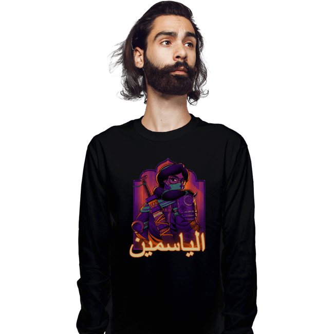 Daily_Deal_Shirts Long Sleeve Shirts, Unisex / Small / Black Jasmine Lights