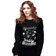 Load image into Gallery viewer, Shirts Long Sleeve Shirts, Unisex / Small / Black Apocalypse Cat
